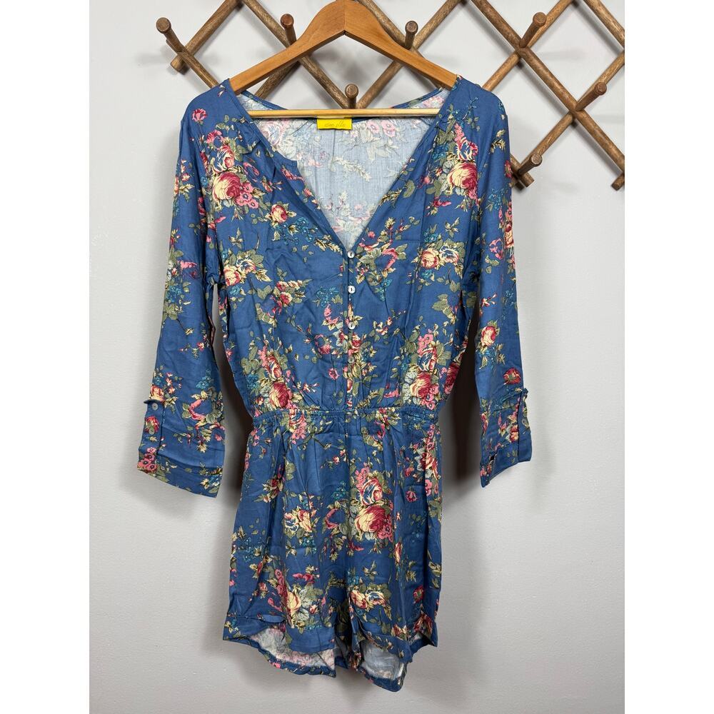 Dee Elle Floral Print Romper Size M